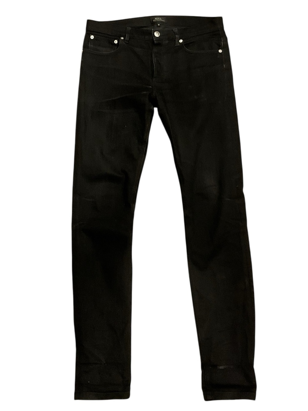A.P.C. Men's Black Skinny Jeans